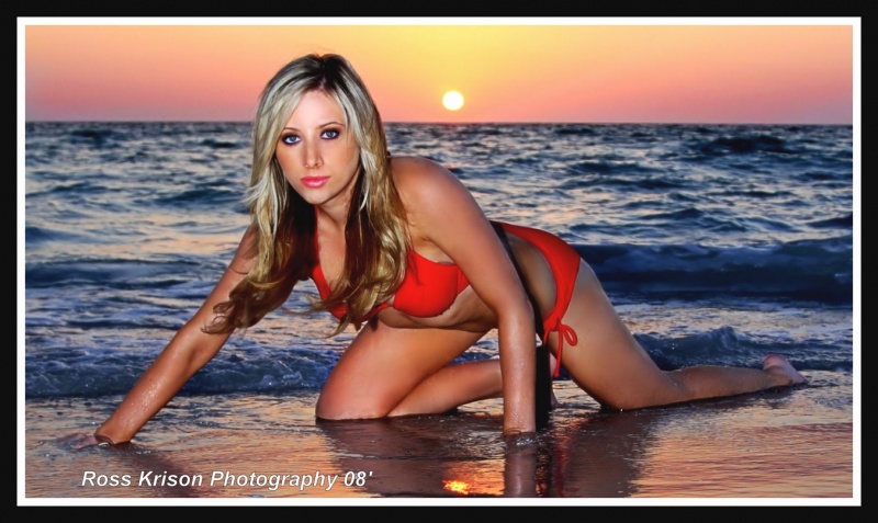 Male and Female model photo shoot of Ross Krison Photograph and TaraDanielle in Clearwater Beach