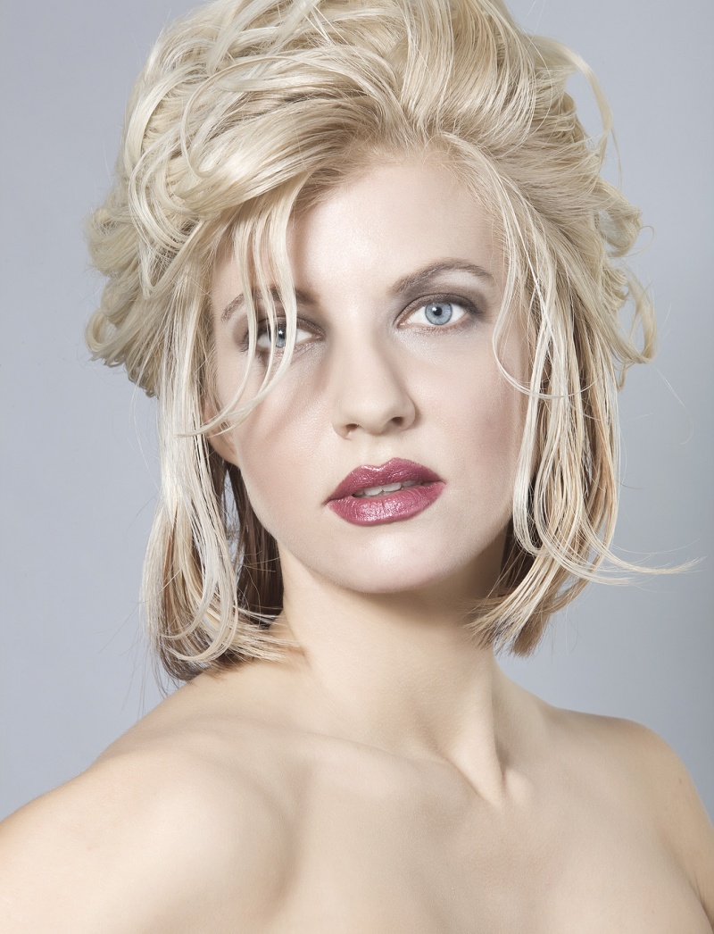 Female model photo shoot of anita rose in barry's