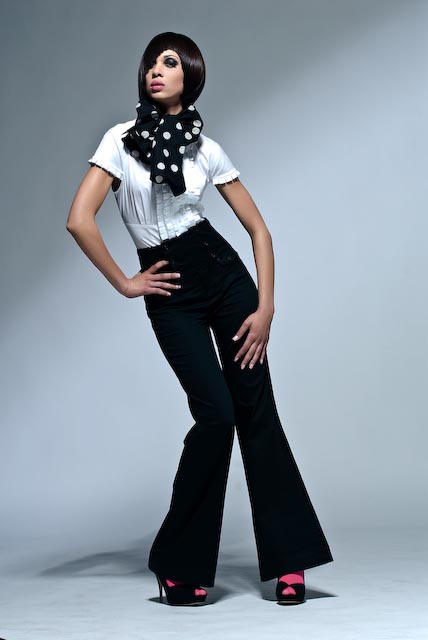 Female model photo shoot of Shalynda Mckenzie by DMiller Photography in Studio 400