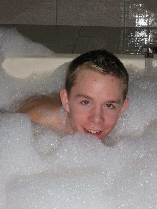 Male model photo shoot of Stephen Knefely in My tub