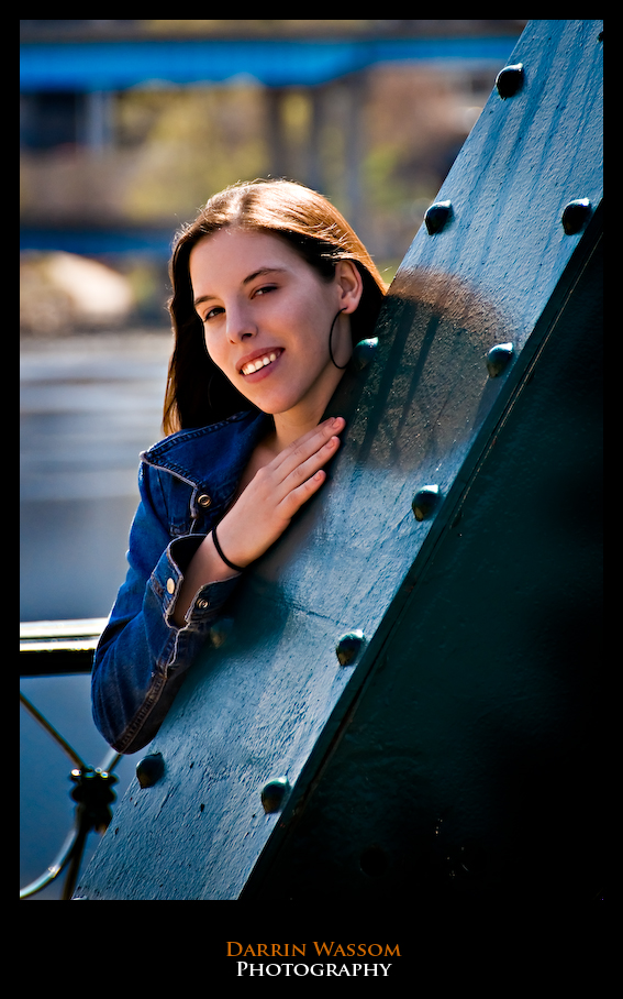 Female model photo shoot of Lyncis in 6th street bridge