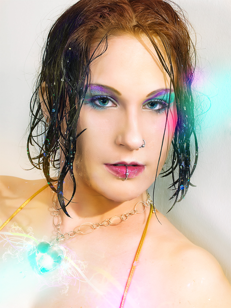 Female model photo shoot of  Elysium by Taryn True, makeup by Cassie Amelia
