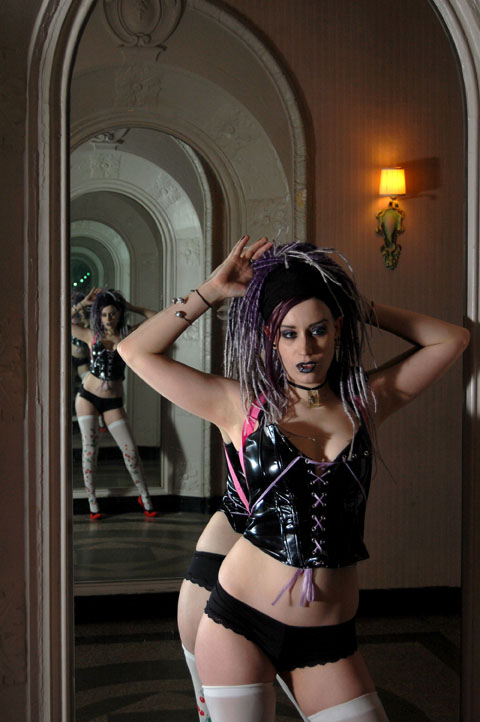 Female model photo shoot of Elys3 by Pin-Up Apocalypse in Detroit Erotica Arts Collaborative