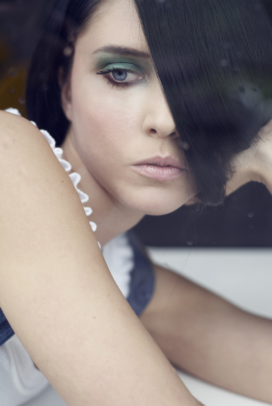 Female model photo shoot of just make up by NATALIA  ILINA