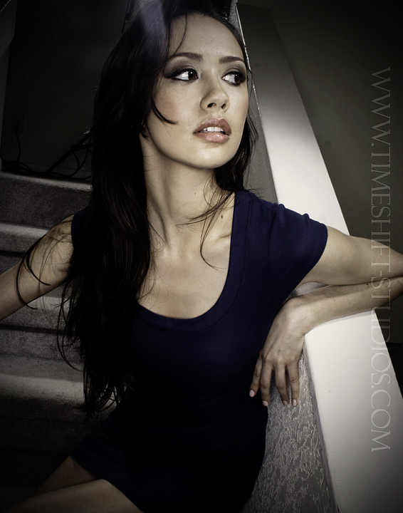 Female model photo shoot of Wendy Navarrete in time shift studios