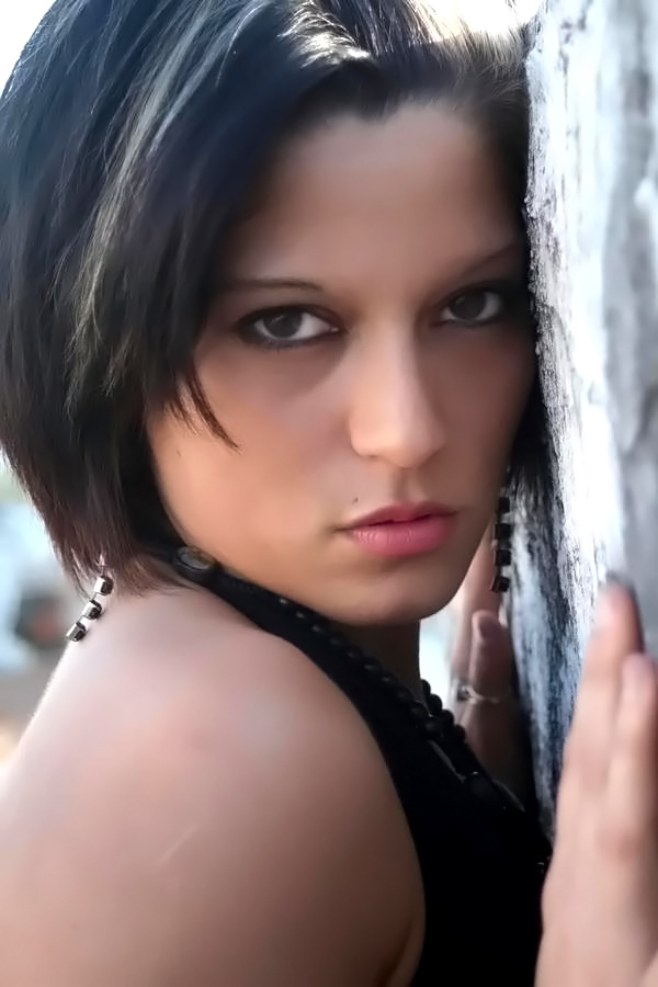 Female model photo shoot of MINI-MULE