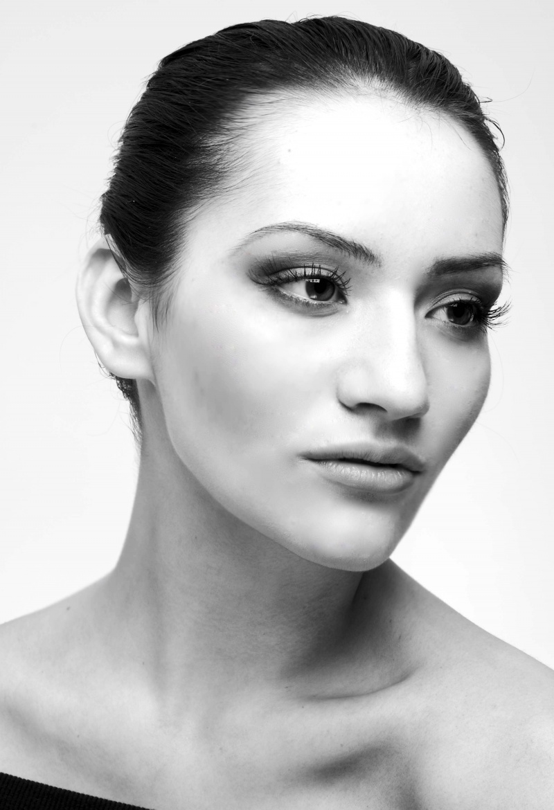 Female model photo shoot of sophia_sophia by Christopher Perkins, makeup by Fi Alexandra MUA