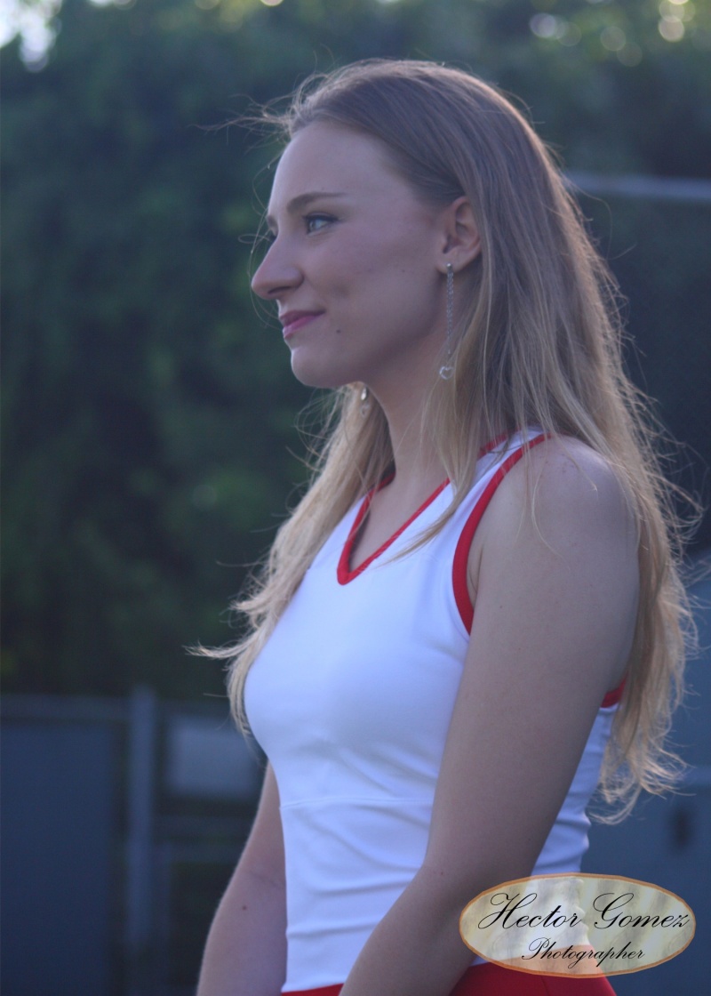 Female model photo shoot of Lucy Kuryla by Hector Gomez in Biltmore Tennis Center