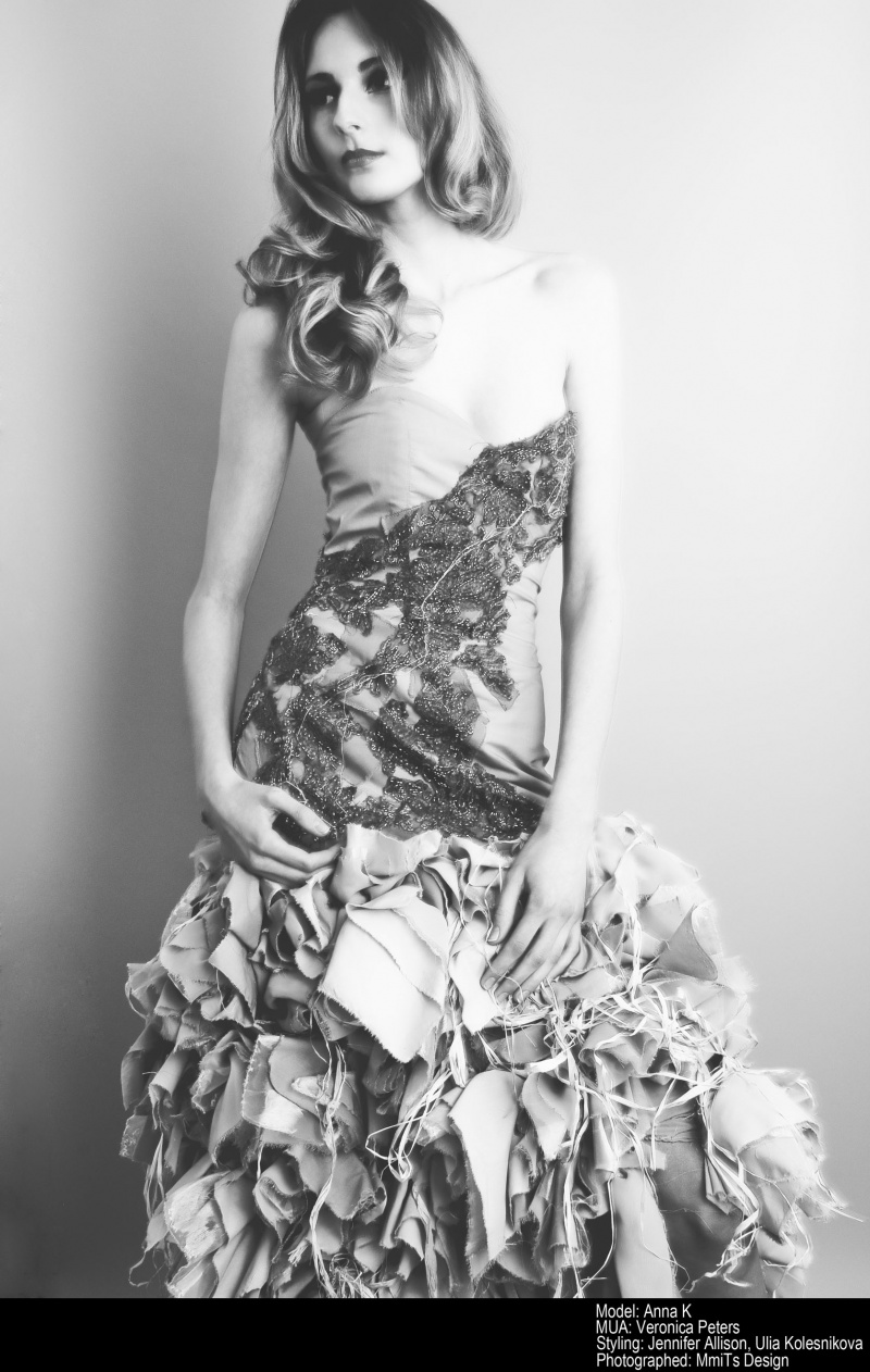 Female model photo shoot of KAnnaK by -273, wardrobe styled by Ulia Koles, makeup by Veronica Peters