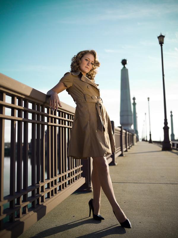 Female model photo shoot of Emma Gilbert by DCL in Memorial Bridge, Springfield