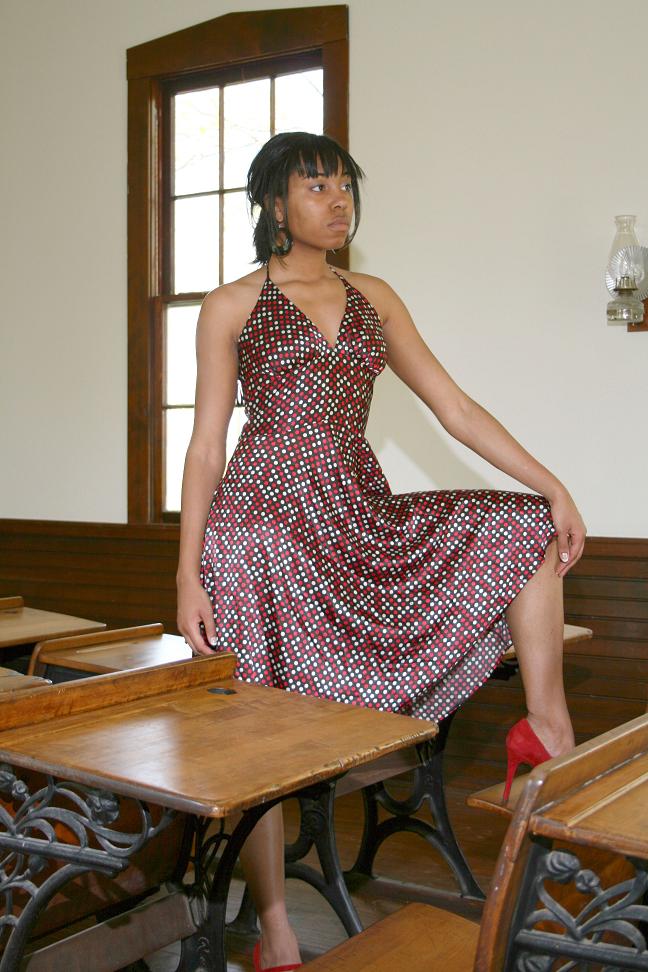 Female model photo shoot of Precious2007 by Imaging by Kehl in Columbia, MO-Shelter Gardens Schoolhouse