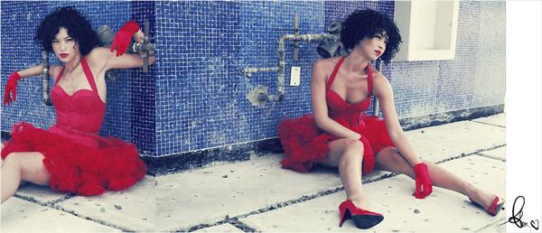 Female model photo shoot of Elena Lee in miami