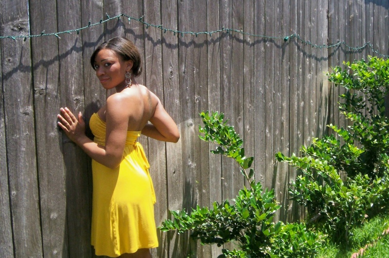 Female model photo shoot of K Danea in Houston-My backyard