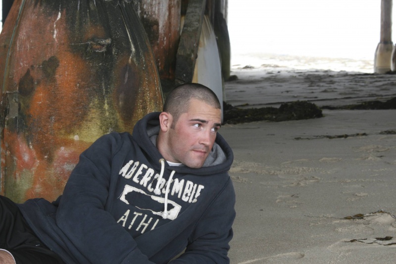 Male model photo shoot of Joshua Poe in Pacific Beach, CA