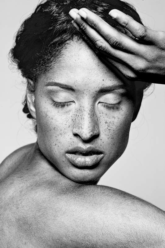 Female model photo shoot of anisa aka nia by Lucinda Wedge, makeup by Makeup by Amanda Rose