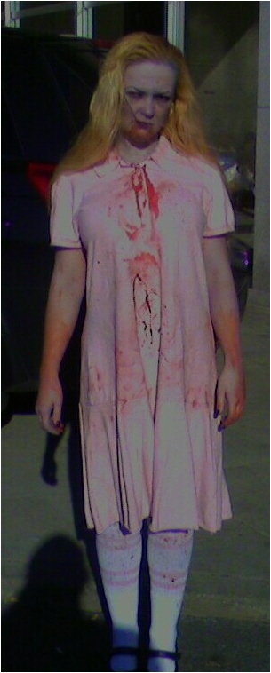 Female model photo shoot of Syn Fatale in Zombie Walk - Zombie Fest 2007 - Pittsburgh