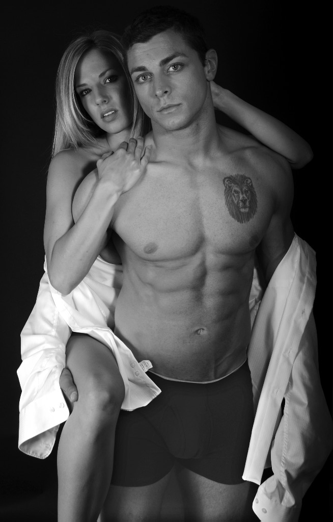 Female and Male model photo shoot of Bonnie Romaine and Wesley Cook by Carl Proctor Photos