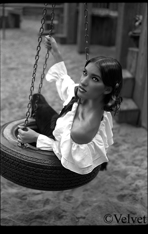 Female model photo shoot of Velvet dAmour in Central Park