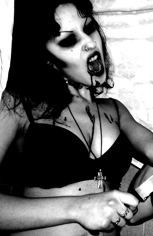 Female model photo shoot of Corpse Couture