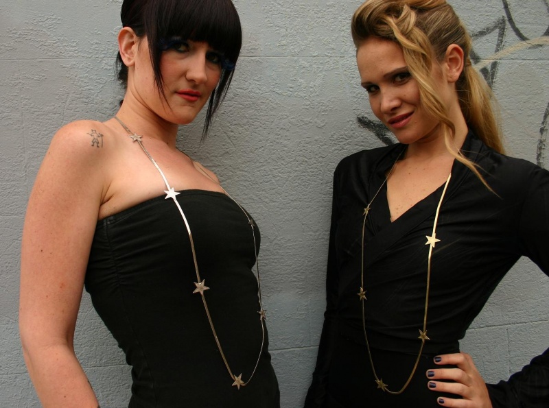 Female model photo shoot of Mila Phoenix and Bettie Bayou