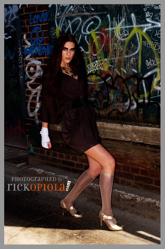 Female model photo shoot of alexis amber by rickOPIOLA in toronto, makeup by Victoria Fedosoff