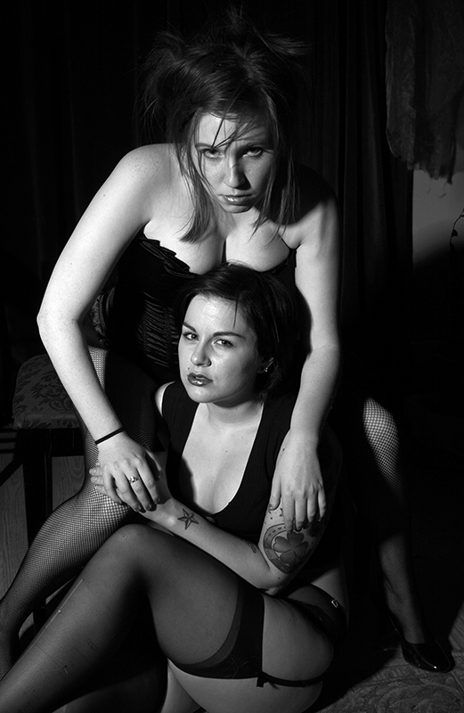 Female model photo shoot of Laura Hopalong and Miss Alison by Timothy Nolan
