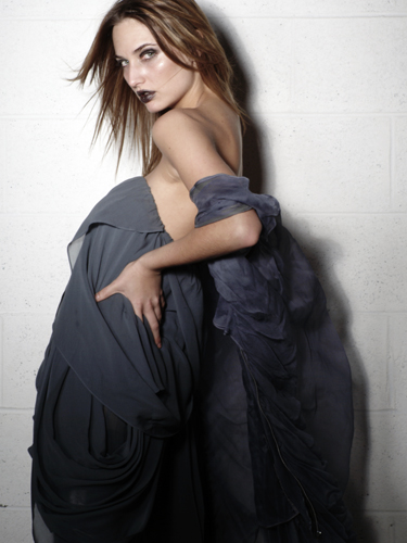 Female model photo shoot of Nicole Alicia  by Stephen Hudgins in Philadelphia, clothing designed by VON ALEXANDRIA