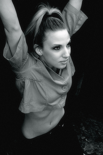 Female model photo shoot of Bonnie Romaine by Amoura 