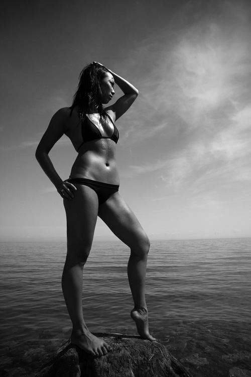 Female model photo shoot of TinaChe by Anthony Gordon in Toronto Island