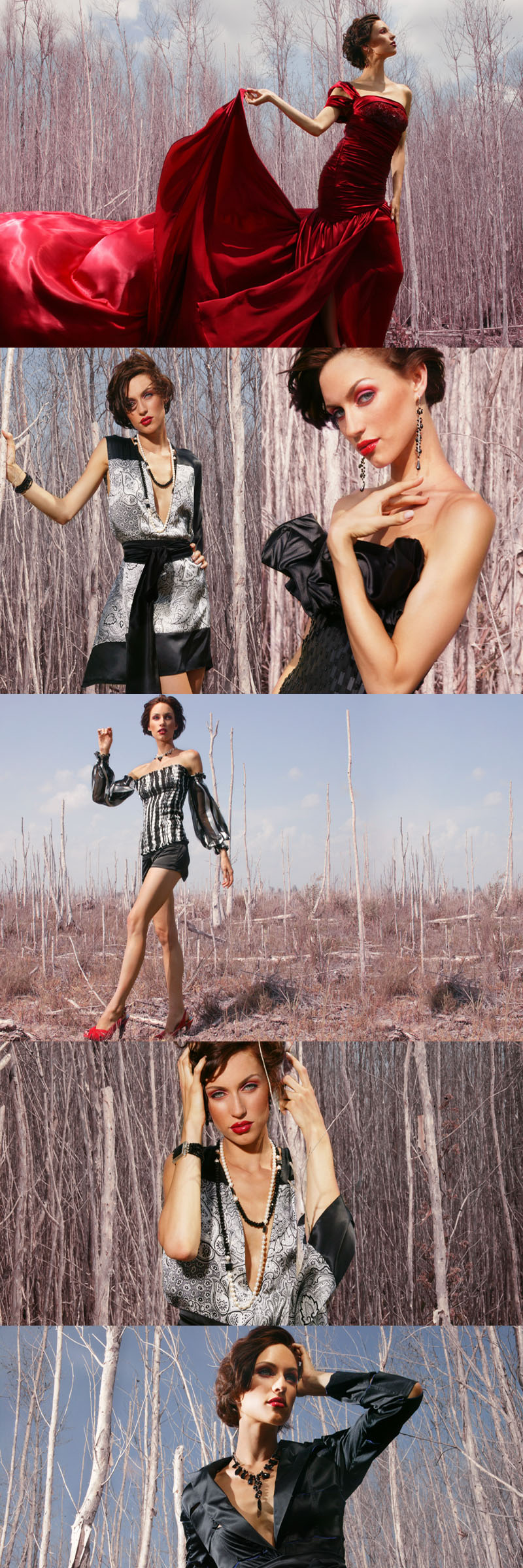 Female model photo shoot of Casi Sandeman and Harmony C, hair styled by rick lesser, clothing designed by Eduardo De las Casas