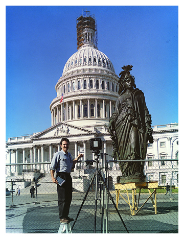 Male model photo shoot of Myron Rosenberg in Plaza, east side of U.S. Capital Building, Washington, D.C.