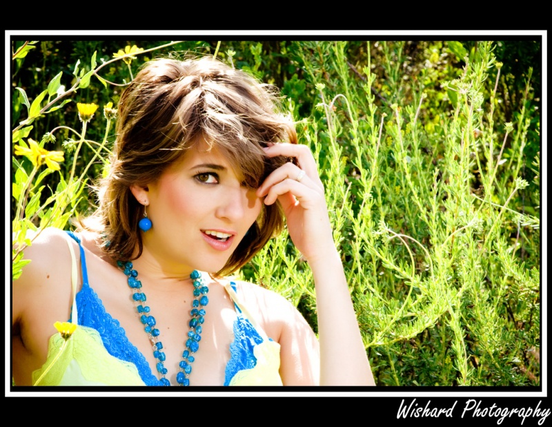 Female model photo shoot of Janese Maricelli by John Wishard in Vista, CA, makeup by Keith Beck