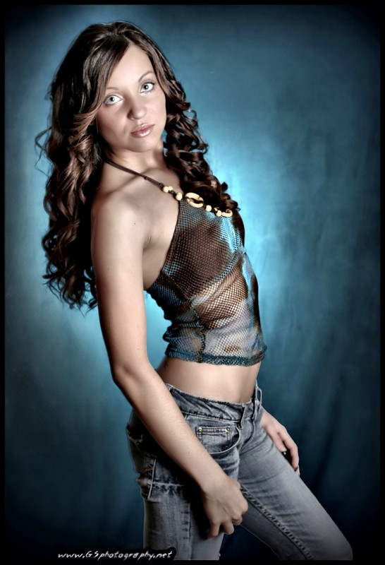 Female model photo shoot of EVD Estefania by GSphotography