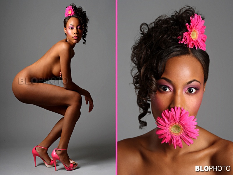 Female model photo shoot of Kennedy Deshawn by B L O P H O T O, makeup by DeCarr Beauty