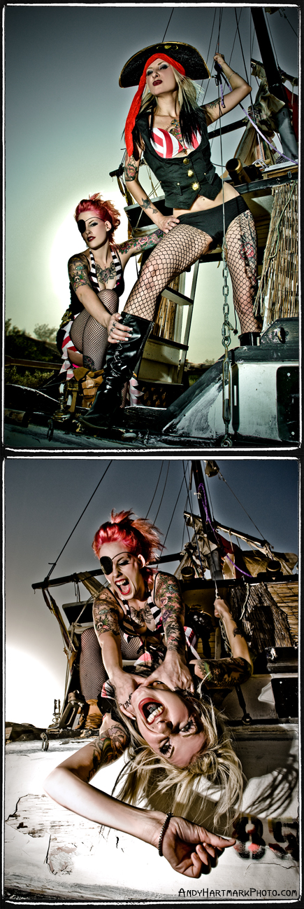Male and Female model photo shoot of Andy Hartmark and kandyisbadass in party beach, makeup by meleah sassy face MUA