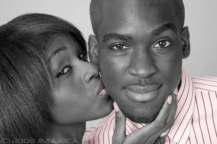 Male and Female model photo shoot of Emeka Clement and Omo Ele by Jim Jurica