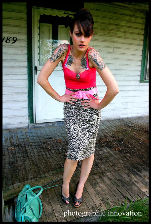 Female model photo shoot of Meg Sixx