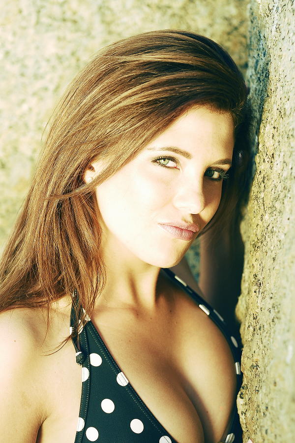 Female model photo shoot of Lara Watt in Beach