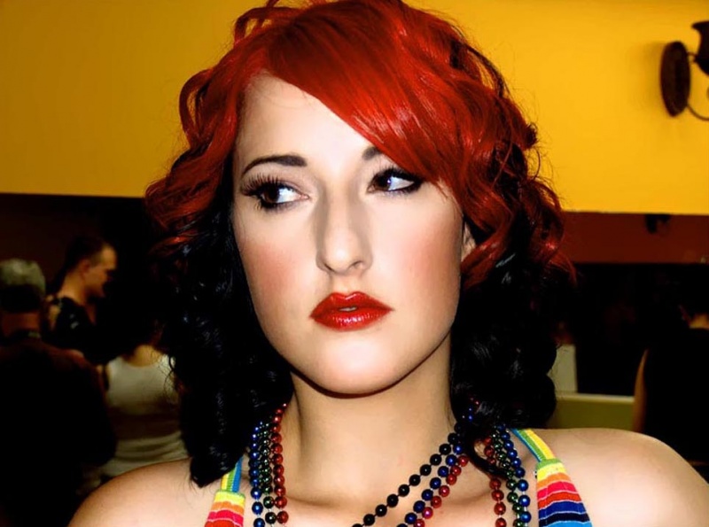 Female model photo shoot of Lesley Angel Makeup and Andee in Sheesha Lounge