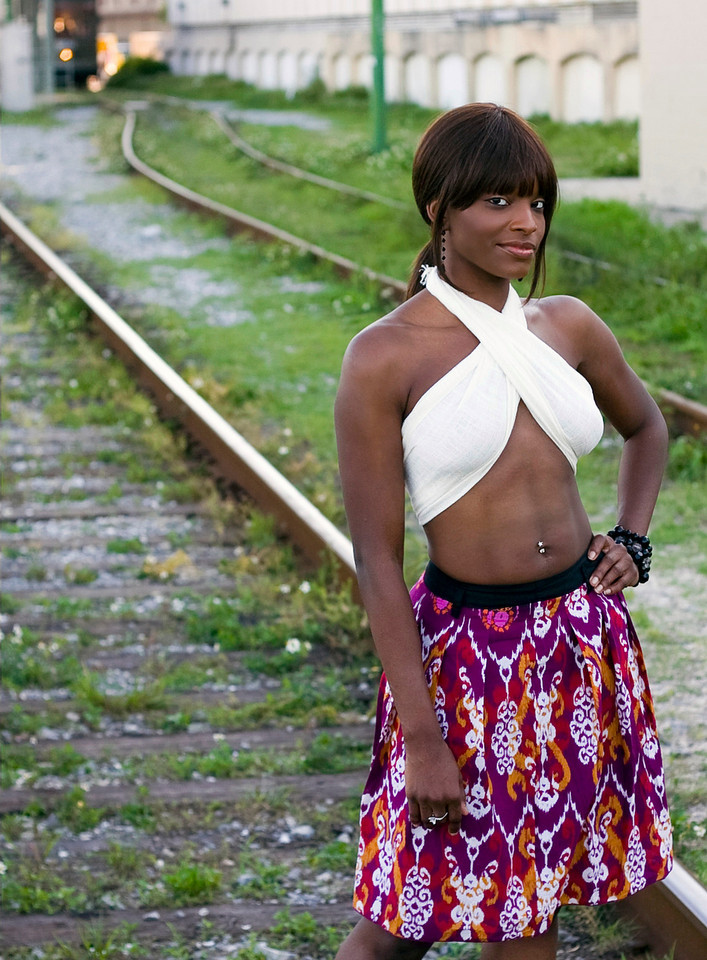 Female model photo shoot of Iari by F L I P S T Y L E in French quarters, New Orleans