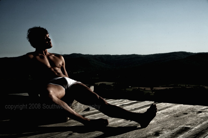 Male model photo shoot of Southwest Photography in Smoky mountains