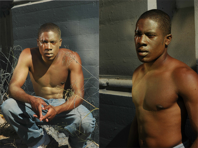 Male model photo shoot of YeagerVision and Uchenna O in Los Angeles, CA, makeup by dollface makeup