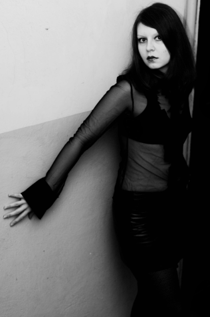 Female model photo shoot of Alannah Wilder in Gothic Fashion