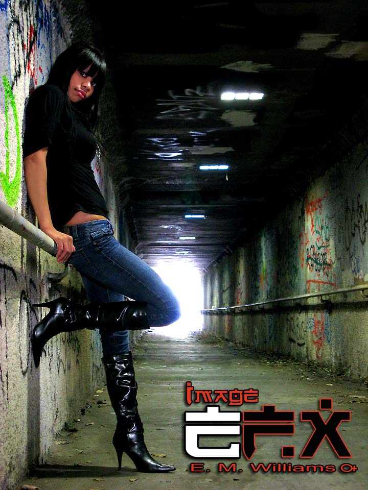 Female model photo shoot of  Image EFX in valley