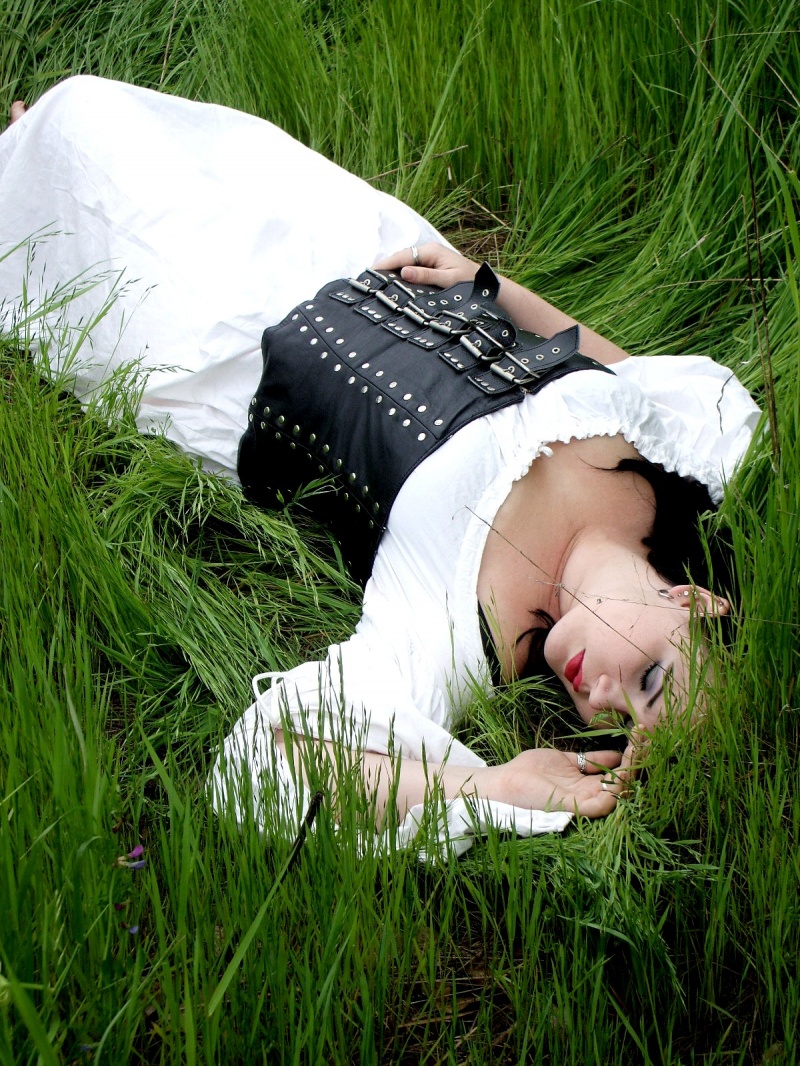 Female model photo shoot of Shannannigan and Gloria Gene in in the grass