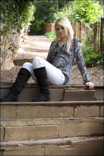 Female model photo shoot of Stephanii-Ann in Duster Castle