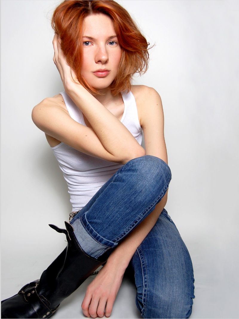 Female model photo shoot of Olena T in ny