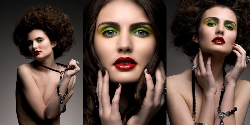 Female model photo shoot of melbourne_makeup_artist in Melbourne