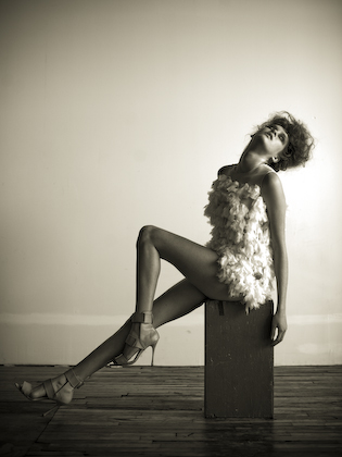 Female model photo shoot of bbbrooklynphotographer in studio brooklyn