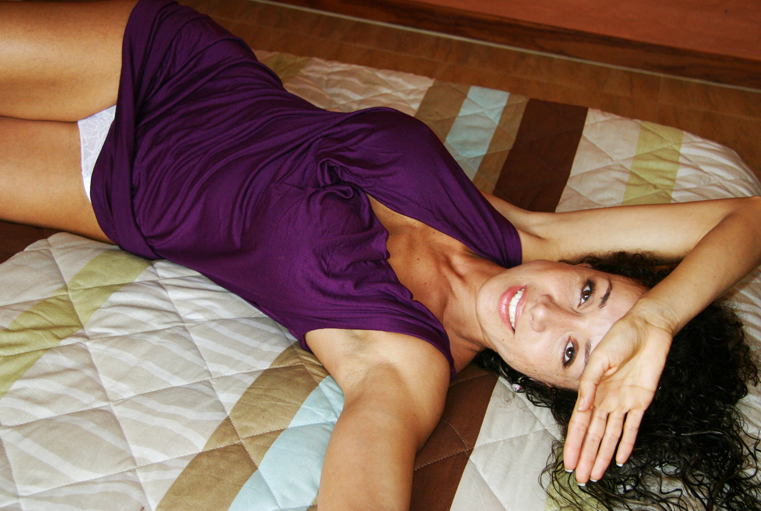 Female model photo shoot of CAROL VIZCAINO in HANGAR MR5